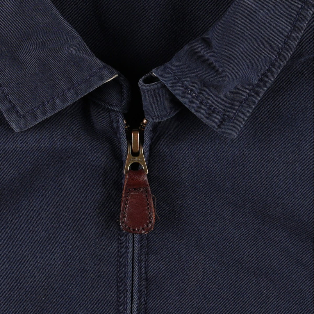 Ralph Lauren POLO by Ralph Lauren Swing Top Sports Jacket Men's XL cotton navy blue type Vintage Second Hand