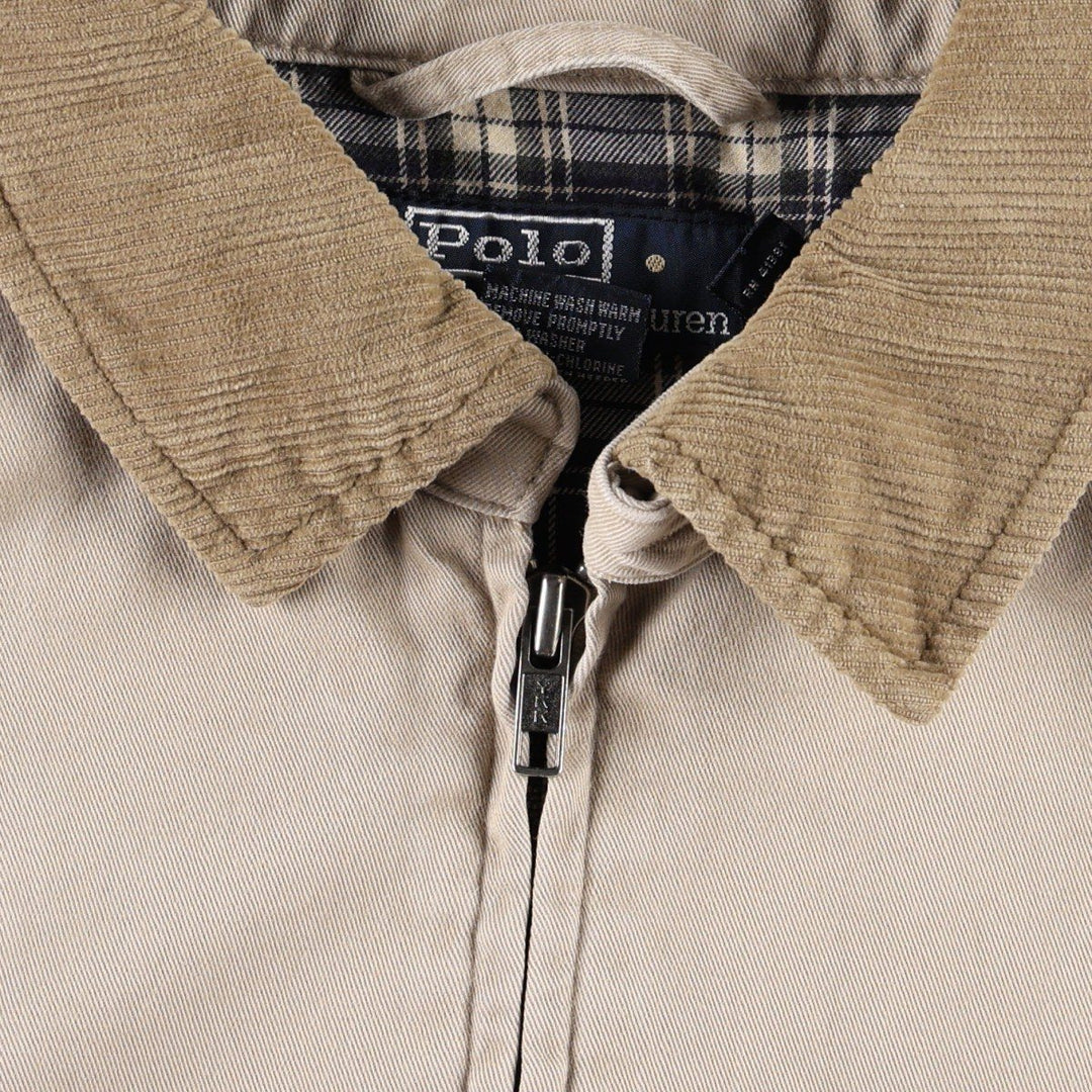 Ralph Lauren POLO by Ralph Lauren Swing Top Sports Jacket Men's L size cotton Beige type Vintage Second Hand