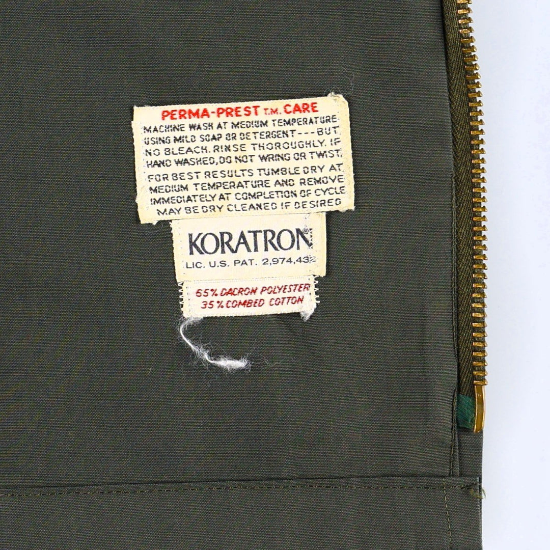 ~90'S Sears Oakbrook Sportswear Swing Top Sport Jacket, Men's XL equivalent, Vintage Dacron Polyester Khaki type Vintage Second Hand