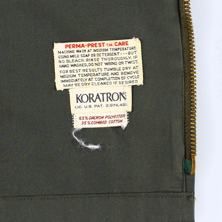 ~90'S Sears Oakbrook Sportswear Swing Top Sport Jacket, Men's XL equivalent, Vintage Dacron Polyester Khaki type Vintage Second Hand