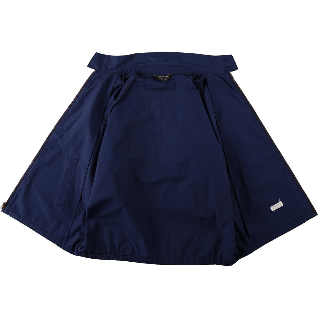 ~90'S Town Craft Harrington Jacket Swing Top, Men's Size L unclear navy blue type Vintage Second Hand
