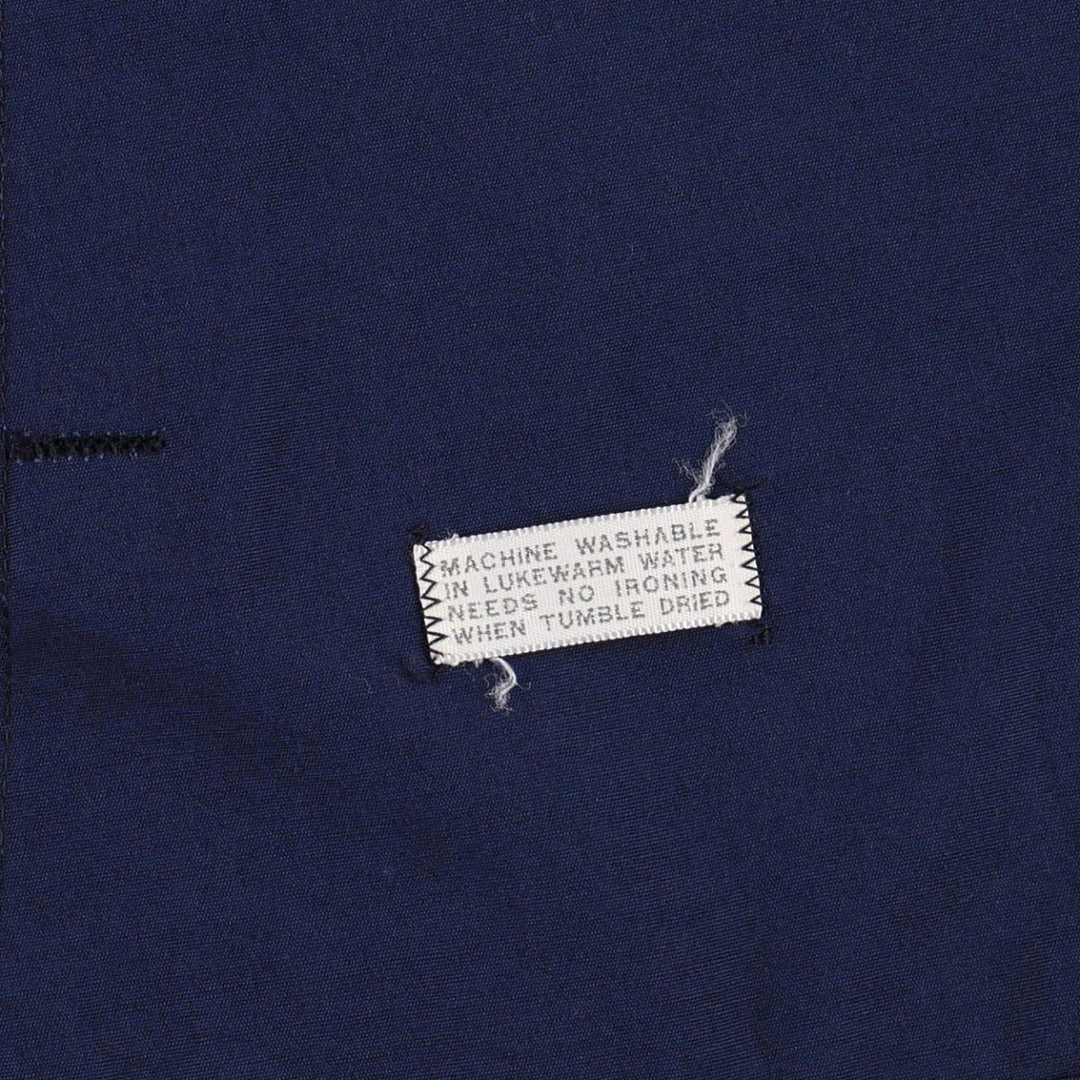 ~90'S Town Craft Harrington Jacket Swing Top, Men's Size L unclear navy blue type Vintage Second Hand