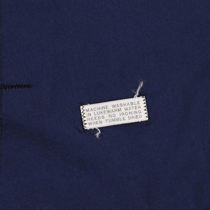 ~90'S Town Craft Harrington Jacket Swing Top, Men's Size L unclear navy blue type Vintage Second Hand