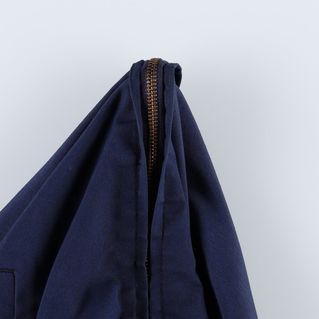 ~90'S Town Craft Harrington Jacket Swing Top, Men's Size L unclear navy blue type Vintage Second Hand