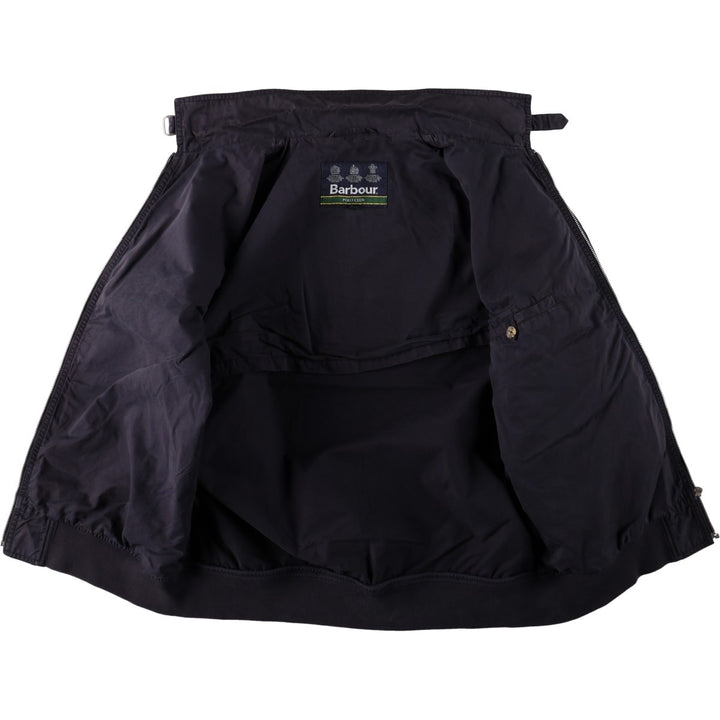 Barbour POLO CLUB 3-Warrant Swing Top Sport Jacket, Men's Size L (approx.) cotton black type Vintage Second Hand