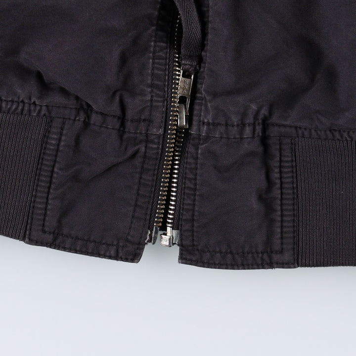 Barbour POLO CLUB 3-Warrant Swing Top Sport Jacket, Men's Size L (approx.) cotton black type Vintage Second Hand