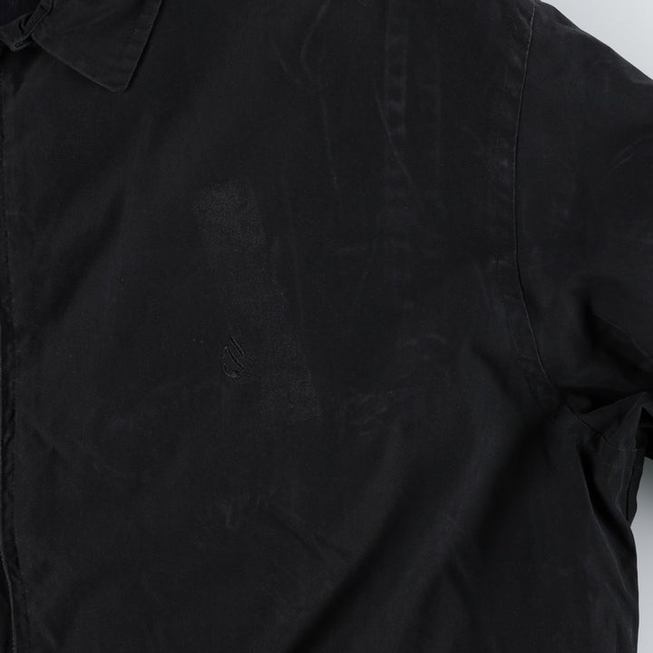90'S NAUTICA swing top sports jacket, men's XL size, vintage polyester black type Vintage Second Hand