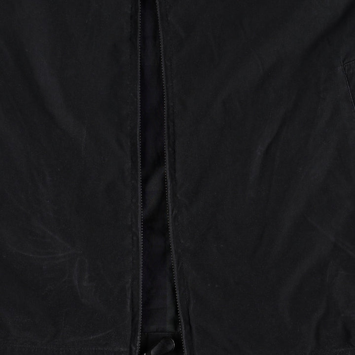90'S NAUTICA swing top sports jacket, men's XL size, vintage polyester black type Vintage Second Hand