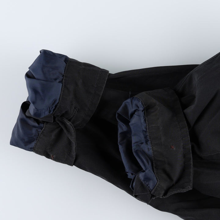 90'S NAUTICA swing top sports jacket, men's XL size, vintage polyester black type Vintage Second Hand