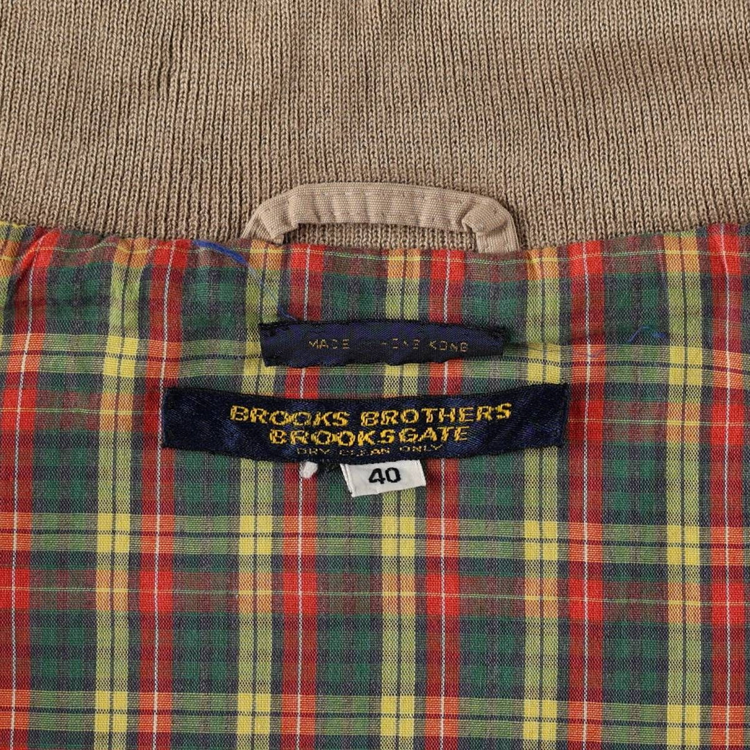 1980'S Brooks Brothers Harrington Jacket Swing Top, Men's Size M (approx.), Vintage unclear Beige type Vintage Second Hand