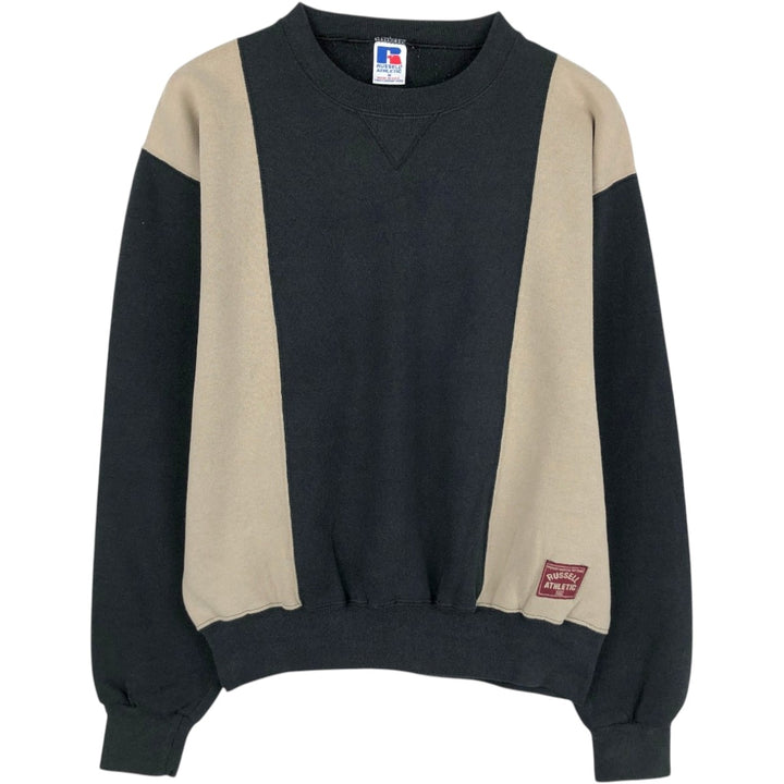 Vintage 90'S Russell sweatshirt, made in the USA, size M, men's cotton black type Vintage Second Hand
