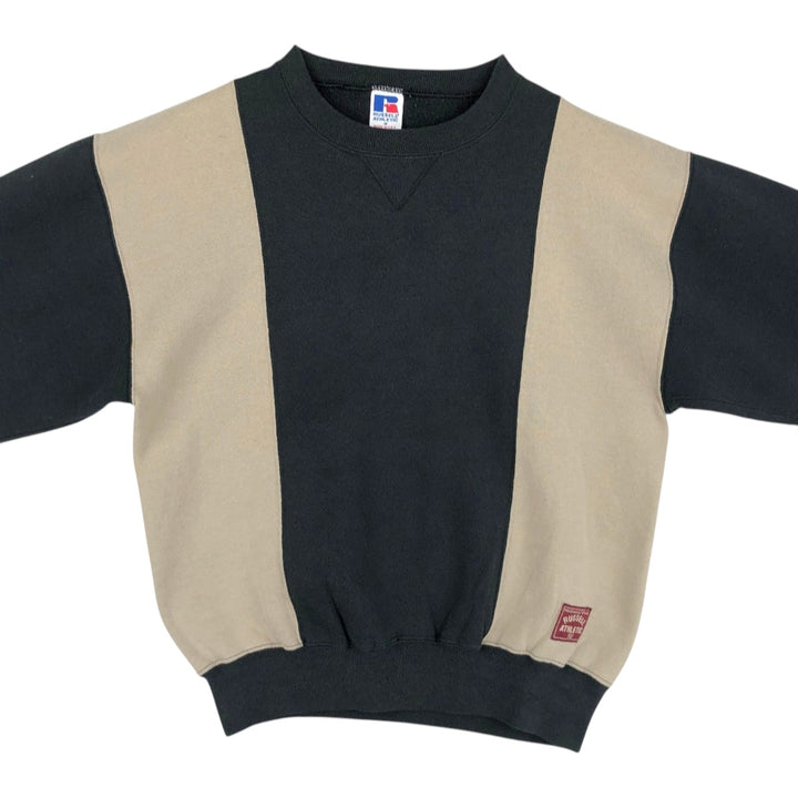 Vintage 90'S Russell sweatshirt, made in the USA, size M, men's cotton black type Vintage Second Hand