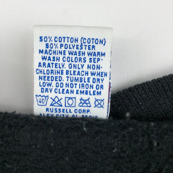 Vintage 90'S Russell sweatshirt, made in the USA, size M, men's cotton black type Vintage Second Hand