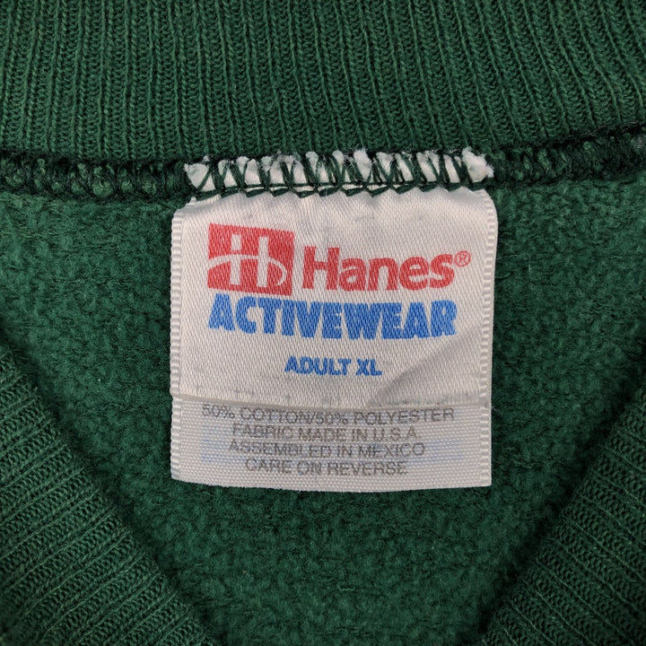 90s-00'S Hanes Betty Boop character sweatshirt, men's size XL equivalent, vintage. cotton green type Vintage Second Hand