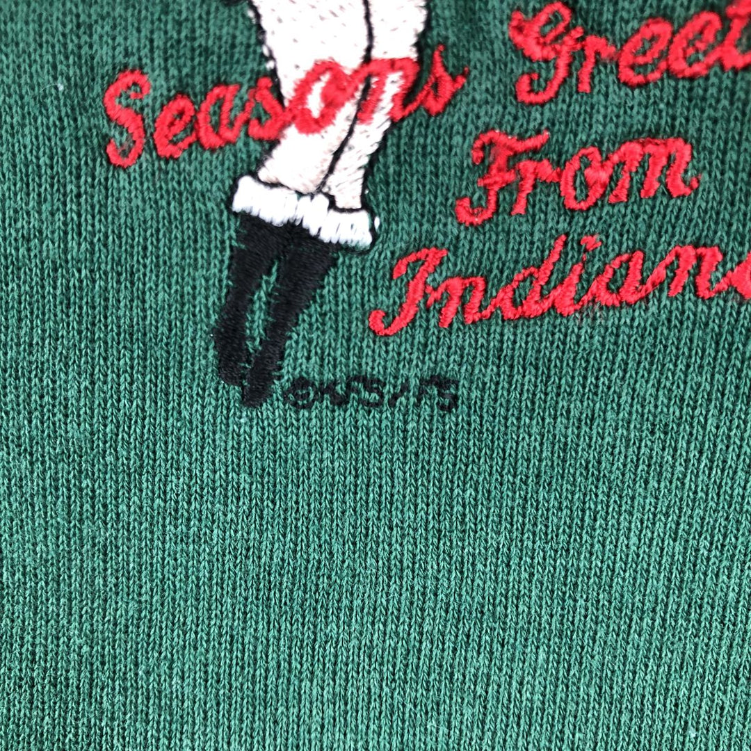 90s-00'S Hanes Betty Boop character sweatshirt, men's size XL equivalent, vintage. cotton green type Vintage Second Hand