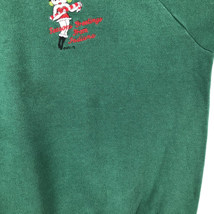 90s-00'S Hanes Betty Boop character sweatshirt, men's size XL equivalent, vintage. cotton green type Vintage Second Hand