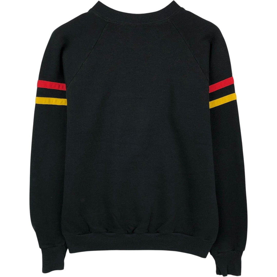 Disneyland MICKEY MOUSE Mickey Mouse Character Sweatshirt, Made in USA, Men's Size M polyester black type Vintage Second Hand