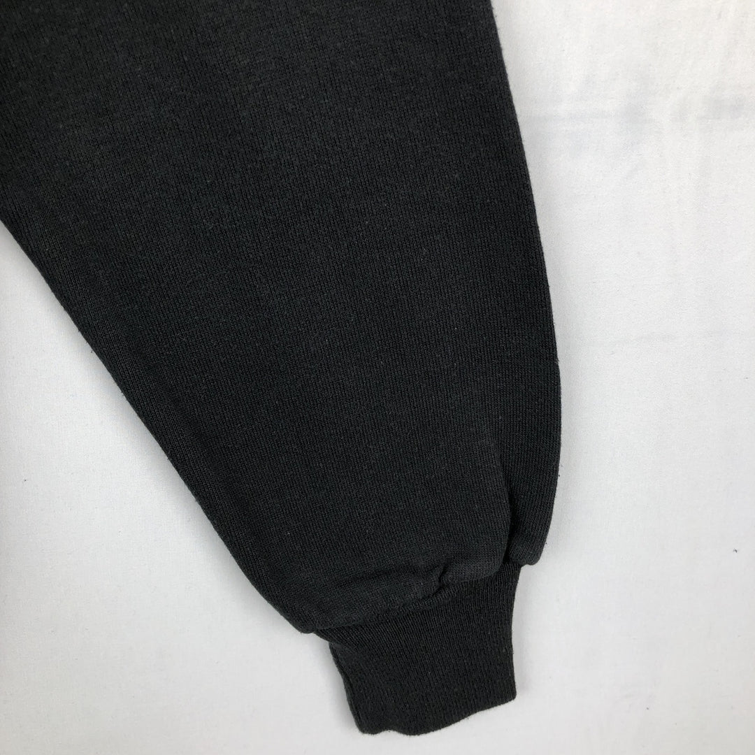 Disneyland MICKEY MOUSE Mickey Mouse Character Sweatshirt, Made in USA, Men's Size L (approx.) polyester black type Vintage Second Hand