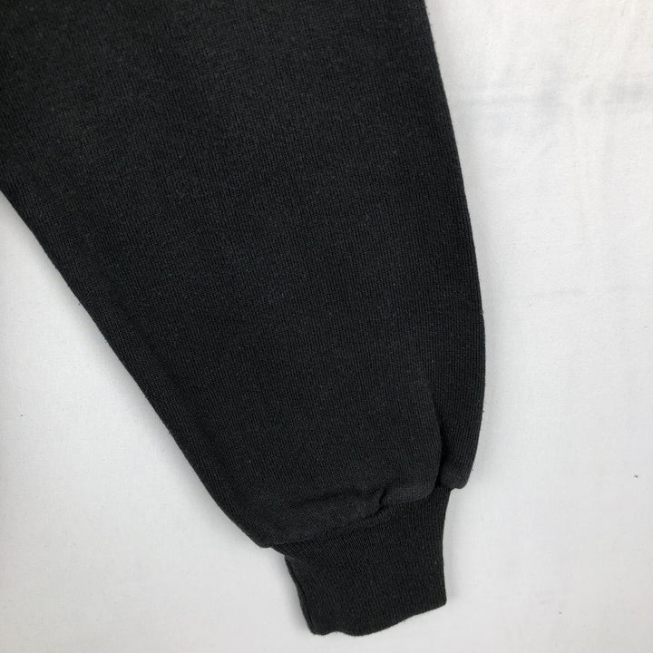 Disneyland MICKEY MOUSE Mickey Mouse Character Sweatshirt, Made in USA, Men's Size L (approx.) polyester black type Vintage Second Hand
