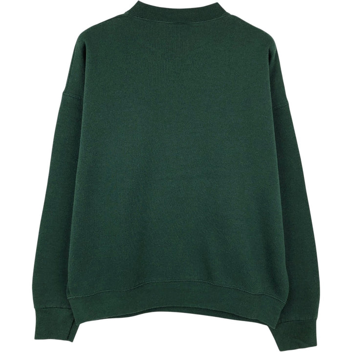 MICKEY and CO. MICKEY MOUSE Mickey Mouse Character Sweatshirt, Made in USA, Men's Size L (Equivalent), Vintage cotton green type Vintage Second Hand