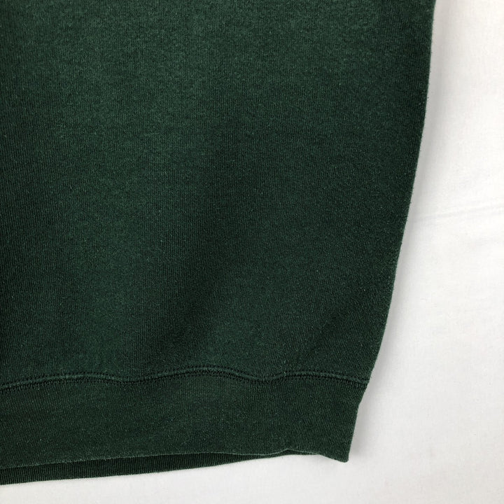 MICKEY and CO. MICKEY MOUSE Mickey Mouse Character Sweatshirt, Made in USA, Men's Size L (Equivalent), Vintage cotton green type Vintage Second Hand