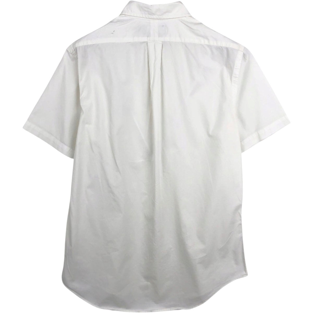 Ralph Lauren POLO by Ralph Lauren CUSTOM FIT short sleeve button down shirt, men's size M cotton white type Vintage Second Hand