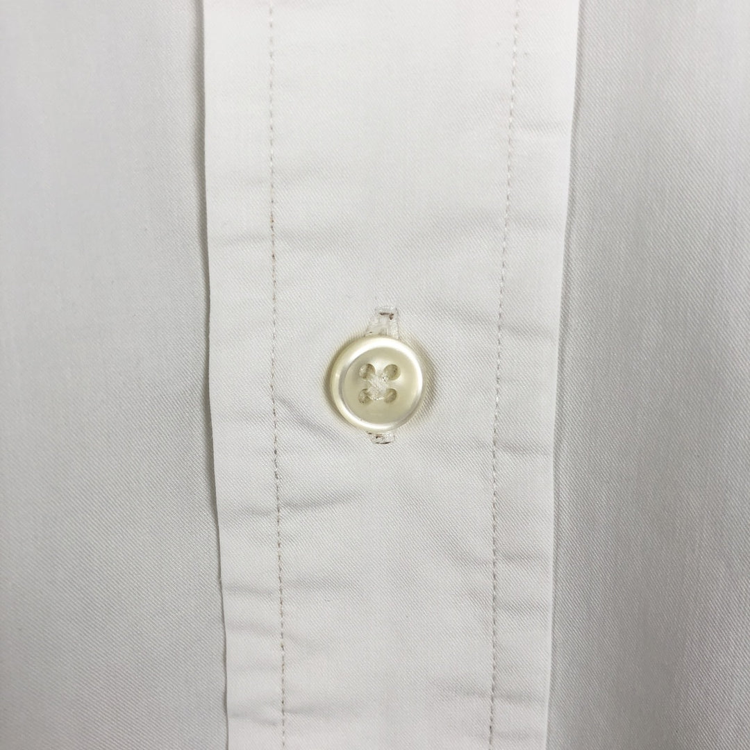 Ralph Lauren POLO by Ralph Lauren CUSTOM FIT short sleeve button down shirt, men's size M cotton white type Vintage Second Hand
