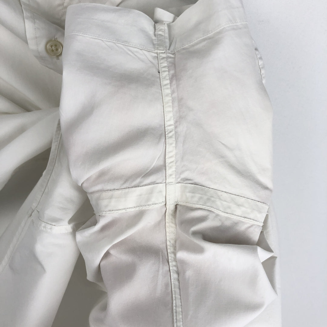 Ralph Lauren POLO by Ralph Lauren CUSTOM FIT short sleeve button down shirt, men's size M cotton white type Vintage Second Hand