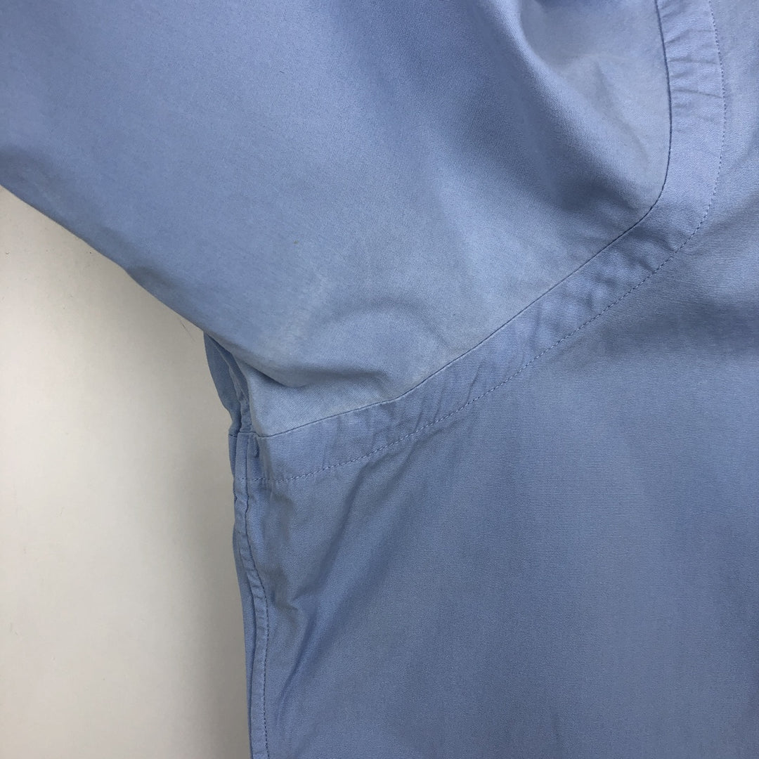 Ralph Lauren Classic Fit short sleeve button down shirt, men's size L cotton Blue type light blue Vintage Second Hand