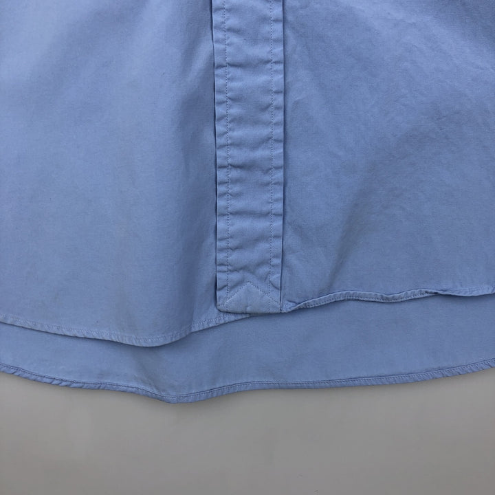 Ralph Lauren Classic Fit short sleeve button down shirt, men's size L cotton Blue type light blue Vintage Second Hand