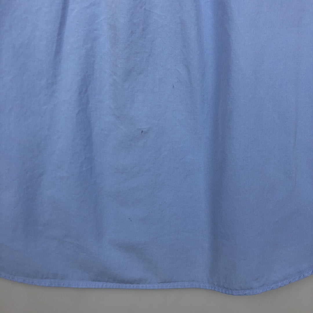 Ralph Lauren Classic Fit short sleeve button down shirt, men's size L cotton Blue type light blue Vintage Second Hand