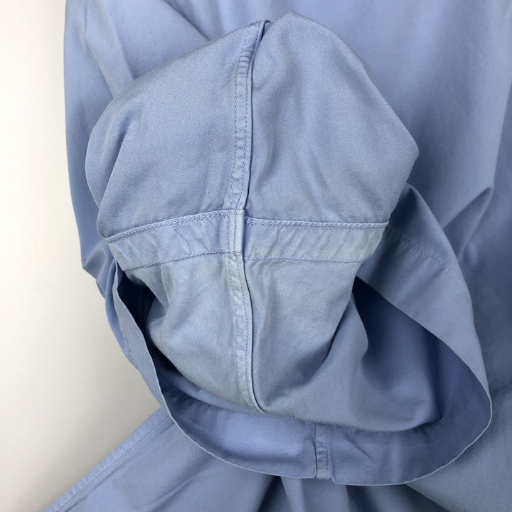 Ralph Lauren Classic Fit short sleeve button down shirt, men's size L cotton Blue type light blue Vintage Second Hand