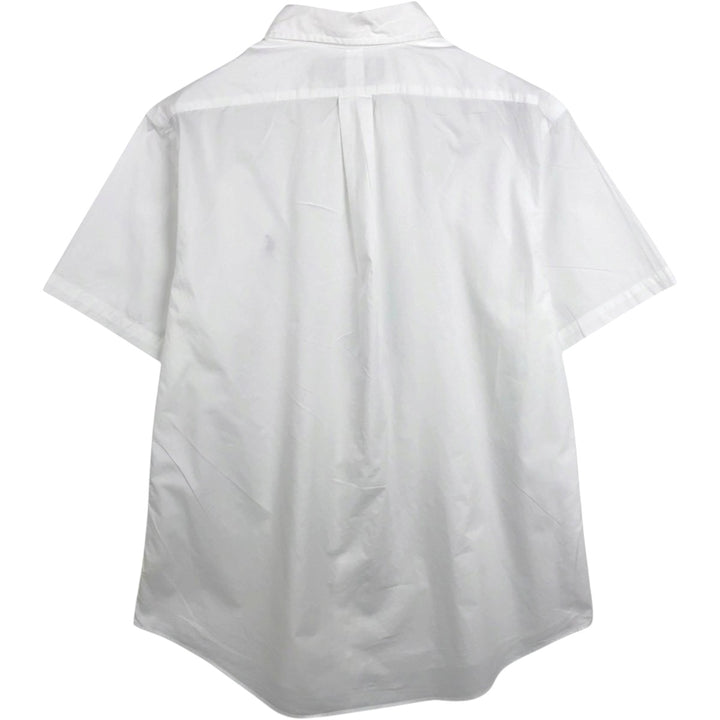 Ralph Lauren CUSTOM FIT short sleeve button down shirt, men's XL size unclear white type Vintage Second Hand