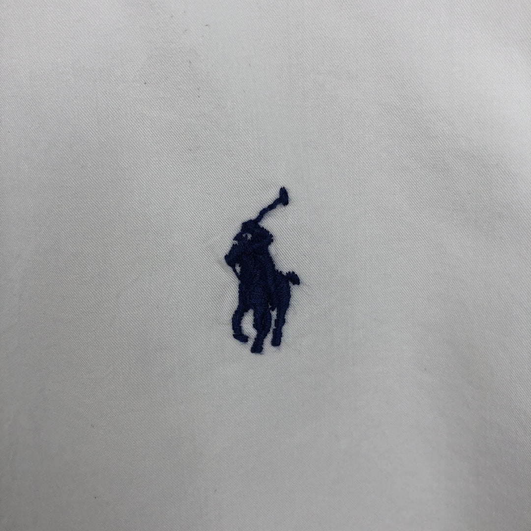 Ralph Lauren CUSTOM FIT short sleeve button down shirt, men's XL size unclear white type Vintage Second Hand