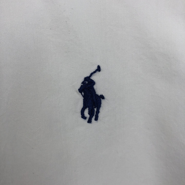 Ralph Lauren CUSTOM FIT short sleeve button down shirt, men's XL size unclear white type Vintage Second Hand