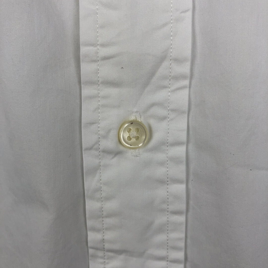 Ralph Lauren CUSTOM FIT short sleeve button down shirt, men's XL size unclear white type Vintage Second Hand