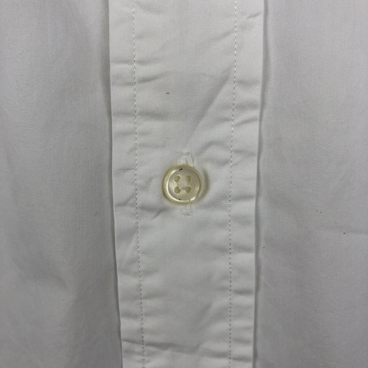 Ralph Lauren CUSTOM FIT short sleeve button down shirt, men's XL size unclear white type Vintage Second Hand