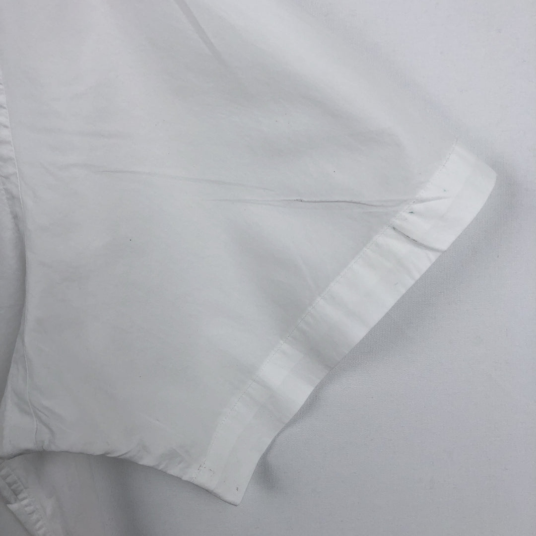 Ralph Lauren CUSTOM FIT short sleeve button down shirt, men's XL size unclear white type Vintage Second Hand
