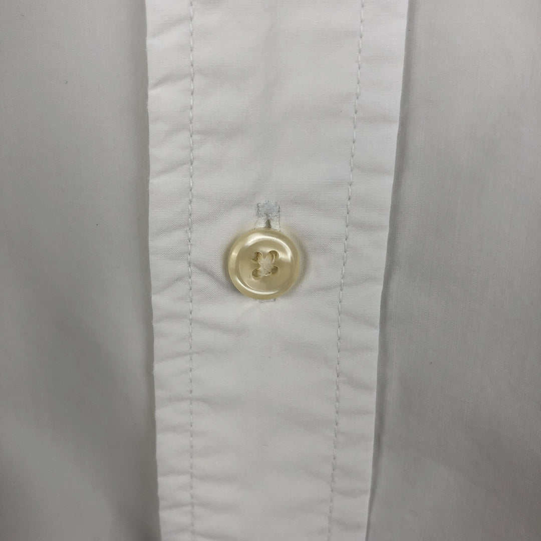 Ralph Lauren CUSTOM FIT short sleeve button down shirt, men's size M cotton white type Vintage Second Hand