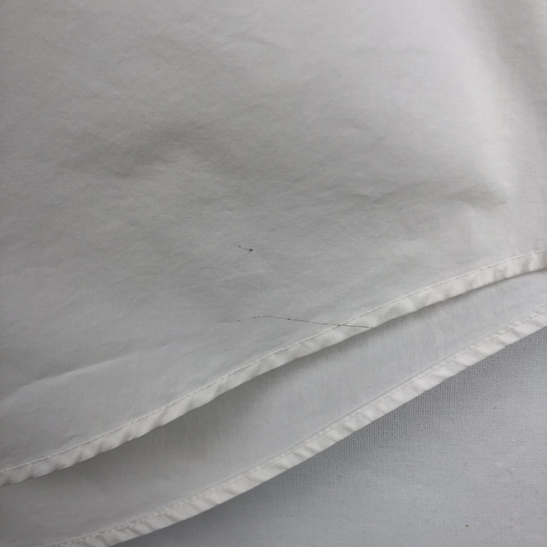 Ralph Lauren CUSTOM FIT short sleeve button down shirt, men's size M cotton white type Vintage Second Hand
