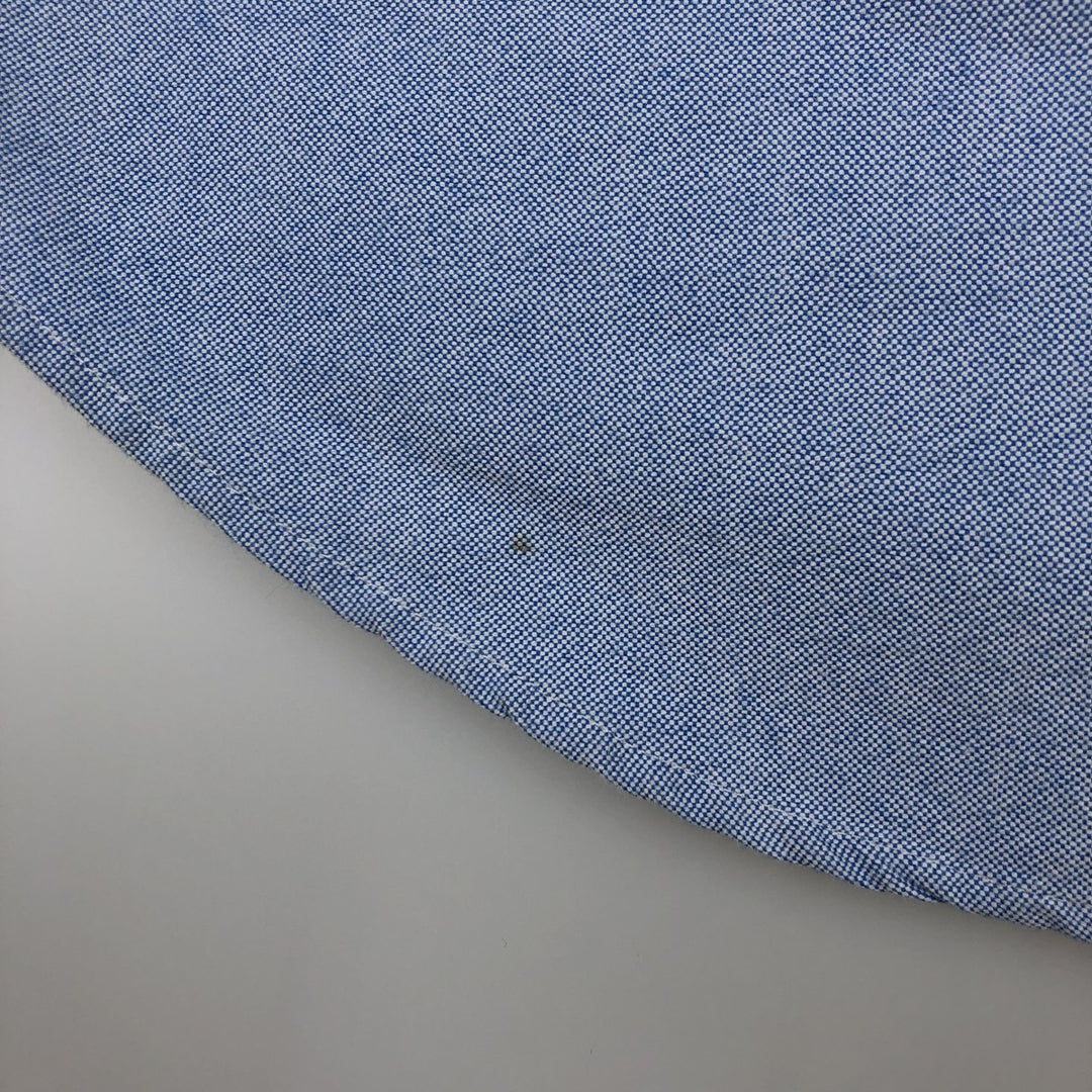 Ralph Lauren short sleeve button down shirt, men's size M cotton Blue type light blue Vintage Second Hand