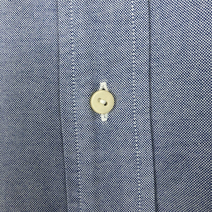 Ralph Lauren BLAKE short sleeve button down shirt, men's size L cotton Blue type light blue Vintage Second Hand