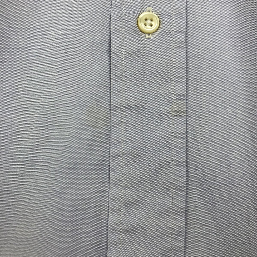 Ralph Lauren CUSTOM FIT short sleeve button down shirt, men's size M cotton Blue type light blue Vintage Second Hand