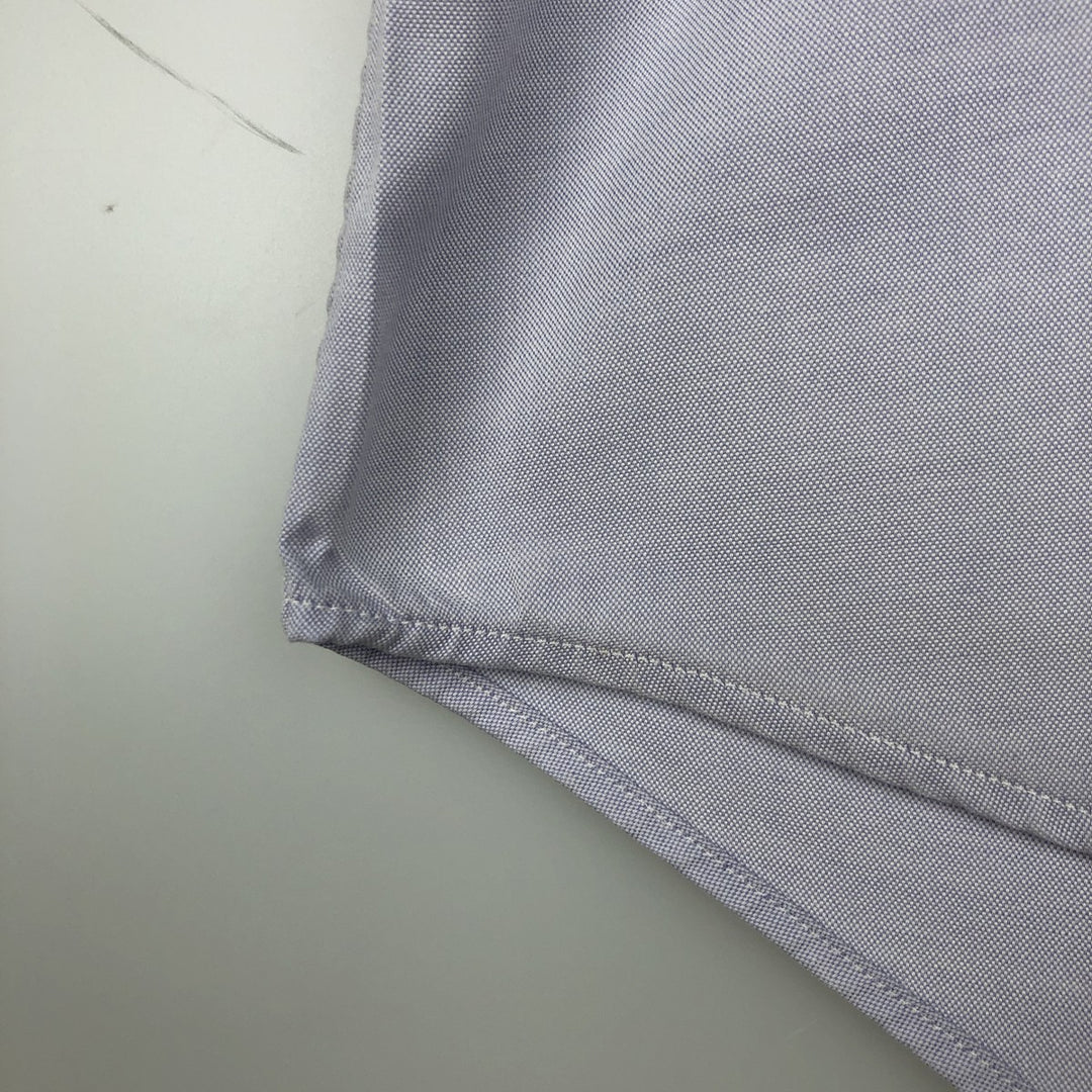 Ralph Lauren CUSTOM FIT short sleeve button down shirt, men's size M cotton Blue type light blue Vintage Second Hand