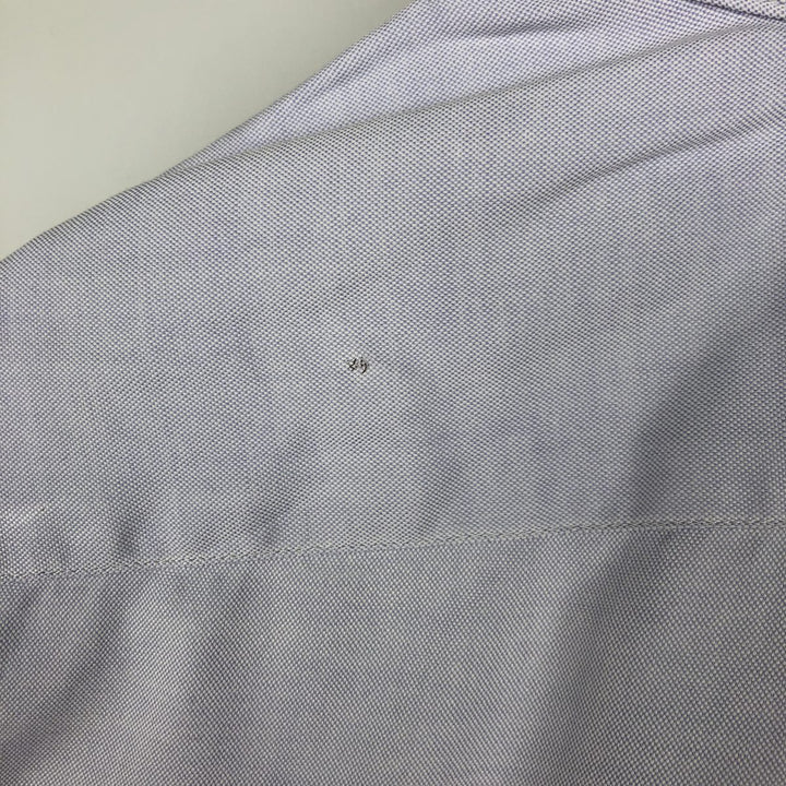 Ralph Lauren CUSTOM FIT short sleeve button down shirt, men's size M cotton Blue type light blue Vintage Second Hand