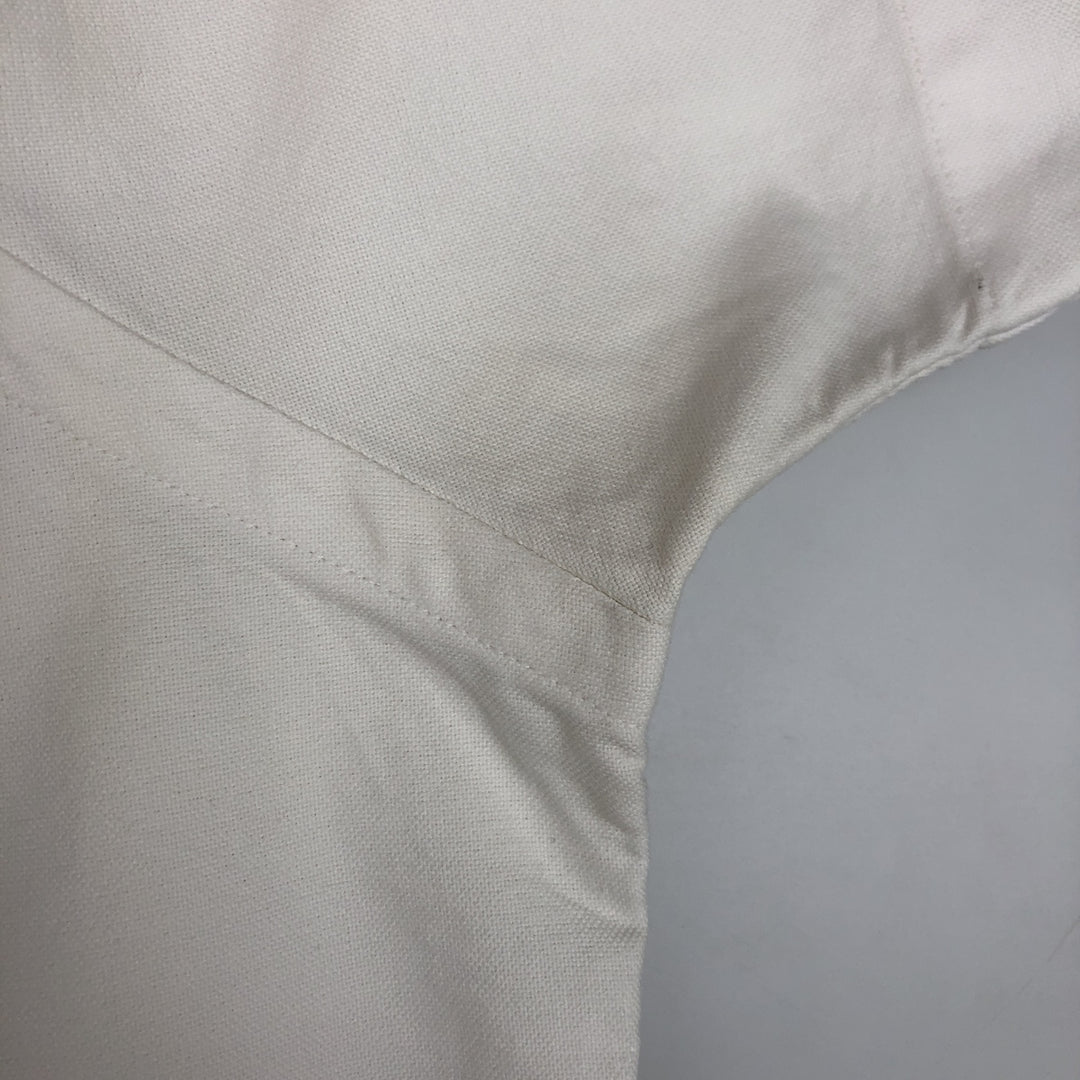 Ralph Lauren RALPH LAUREN short-sleeved button-down shirt, men's size L cotton white type Vintage Second Hand
