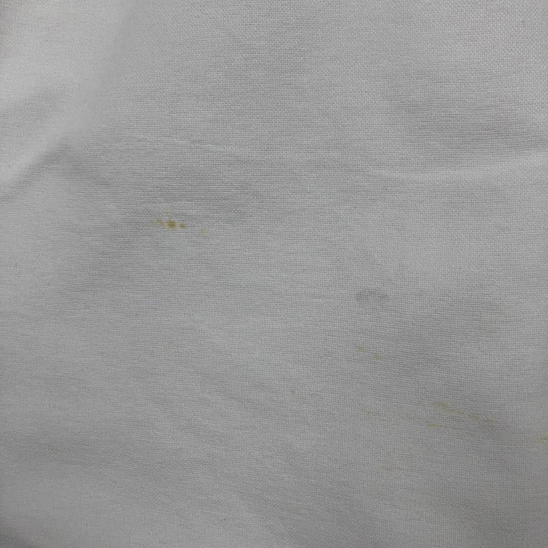 Ralph Lauren RALPH LAUREN short-sleeved button-down shirt, men's size L cotton white type Vintage Second Hand