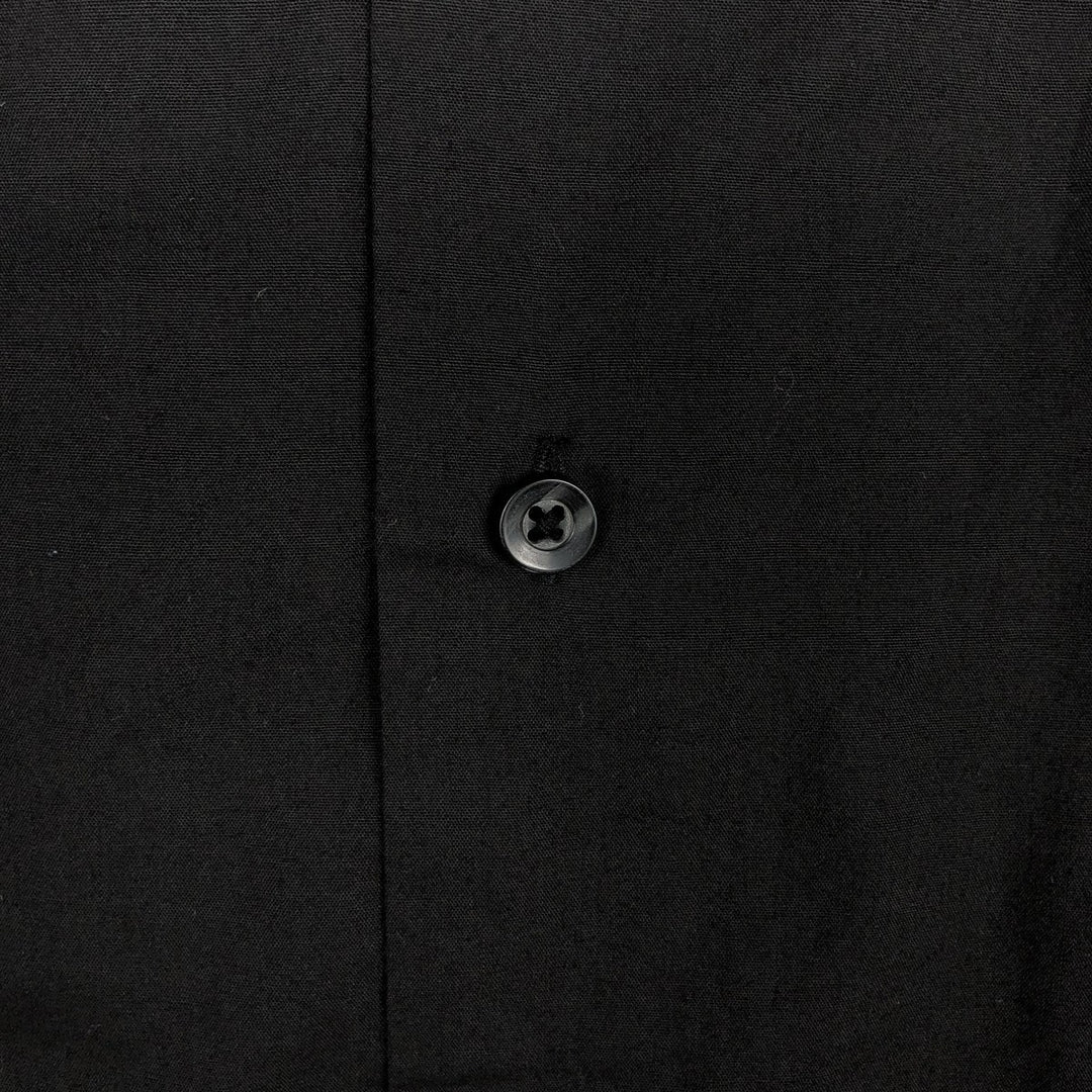The Havanera Co. Short Sleeve Open Collar Mexican Shirt, Cuban Shirt, Boxy Shirt, Men's Size XL unclear black type Vintage Second Hand