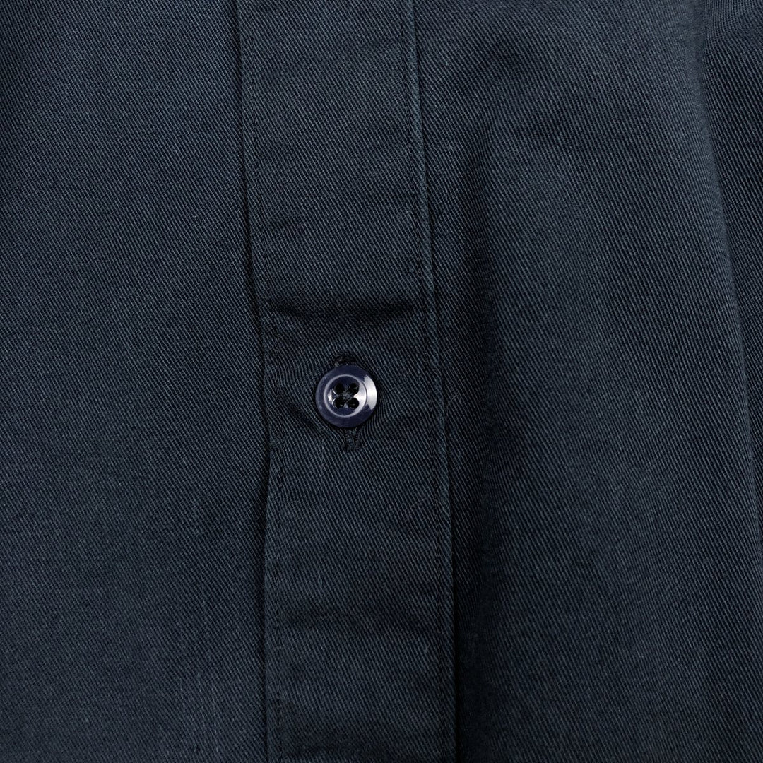 Carhartt Short Sleeve Work Shirt, Boxy Shirt, Men's XL polyester navy blue type Vintage Second Hand