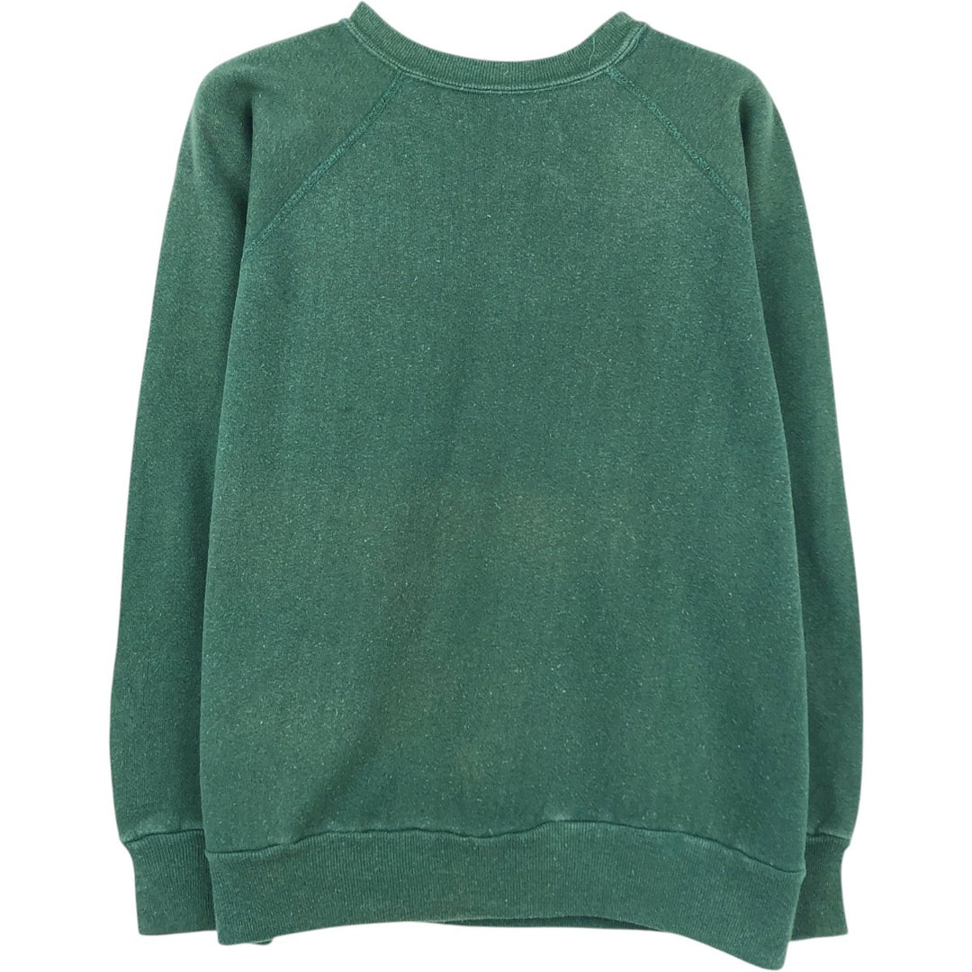 Keep on Truckin' Printed Sweatshirt (Men's Size M) unclear green type Vintage Second Hand